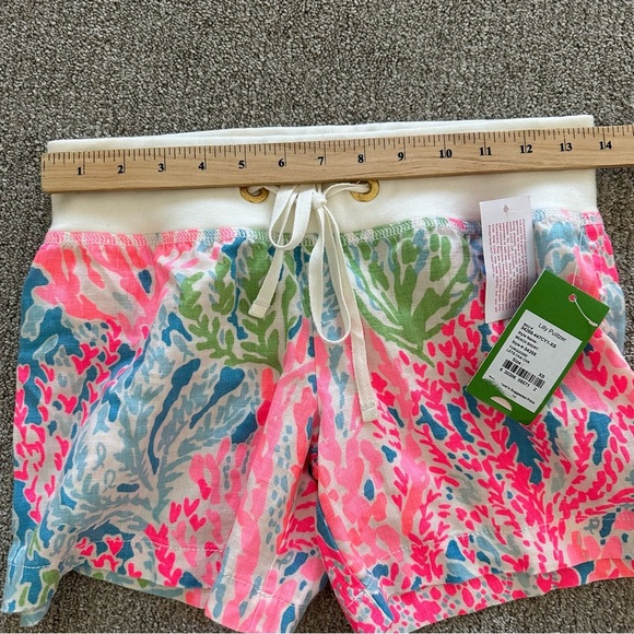Lilly Pulitzer Beach Short in Turquoise‎ Lets Cha Cha Size XS - Picture 3 of 7